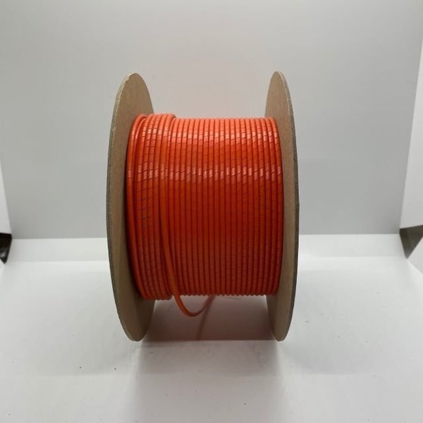Heli-Tube 3/8 In. OD X 100FT Orange Polyethylene Spiral Wrap HT 3/8 C OR-100